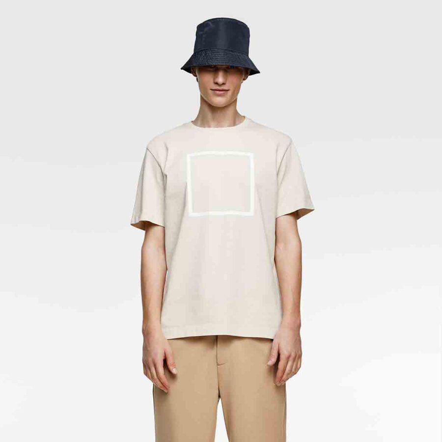 ⁦Cream Square Shirt⁩ - الصورة ⁦2⁩