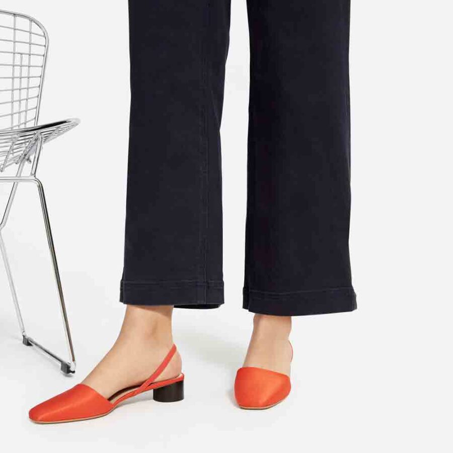 ⁦Tapered Square Toe Slingback⁩ - الصورة ⁦5⁩