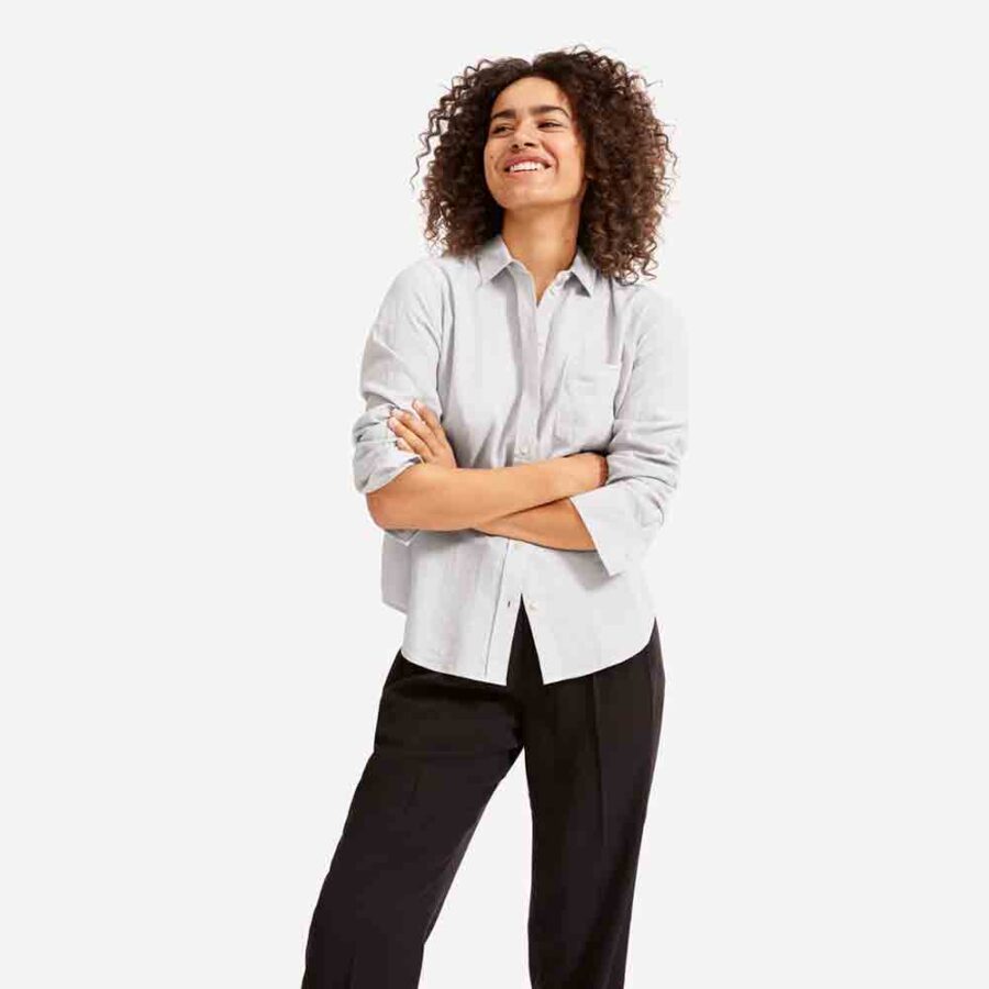 ⁦Double-Gauze Relaxed Shirt⁩ - الصورة ⁦4⁩
