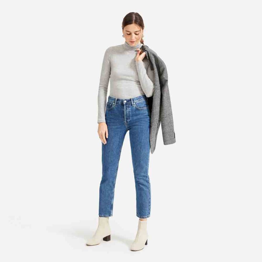 ⁦Basic Micro Rib Turtleneck⁩ - الصورة ⁦2⁩