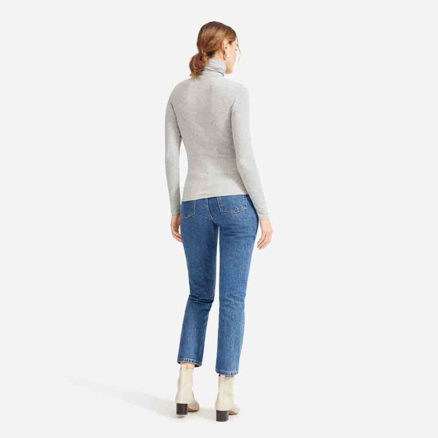 ⁦Basic Micro Rib Turtleneck⁩ - الصورة ⁦4⁩